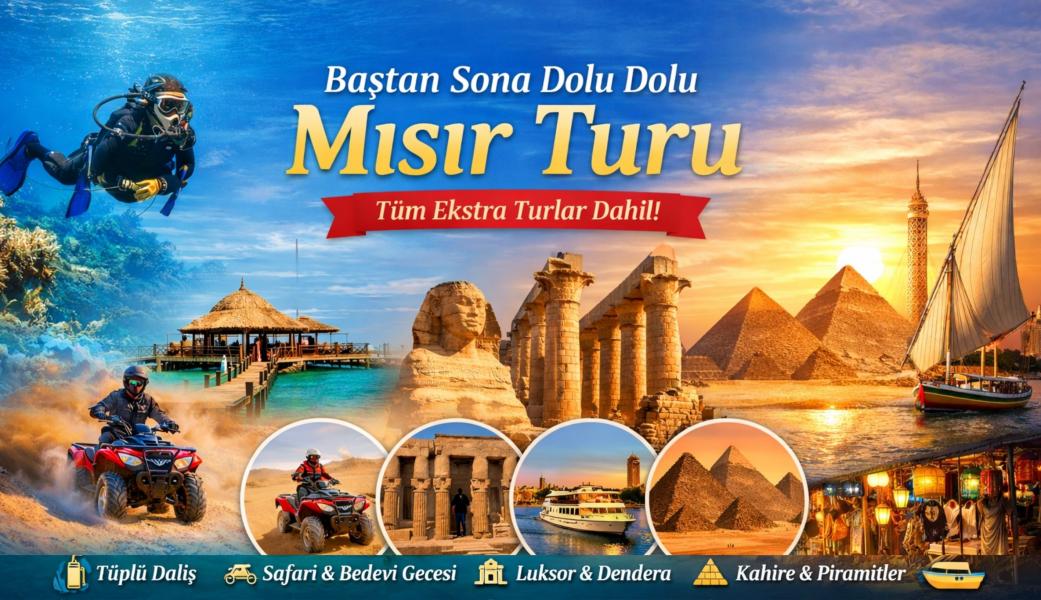 Ramazan Bayramı Özel Mısır Şaheserleri Turu / 6 Gece 7 Gün / Sabiha Gökçen Havalimanı Çıkışlı