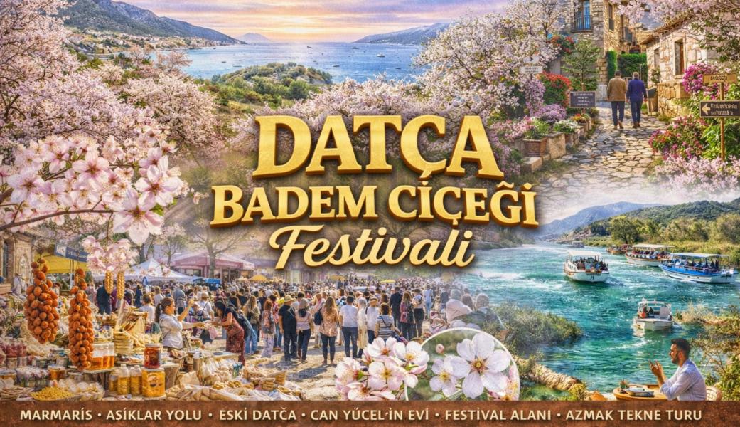 Datça Badem Çiçeği Festivali Turu / 1 Gece Otel Konaklaması
