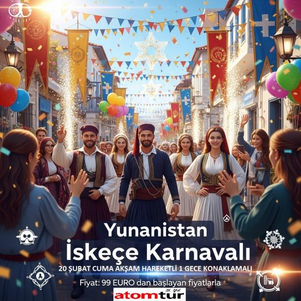 Selanik Konaklamalı İskeçe Karnavalı Turu
