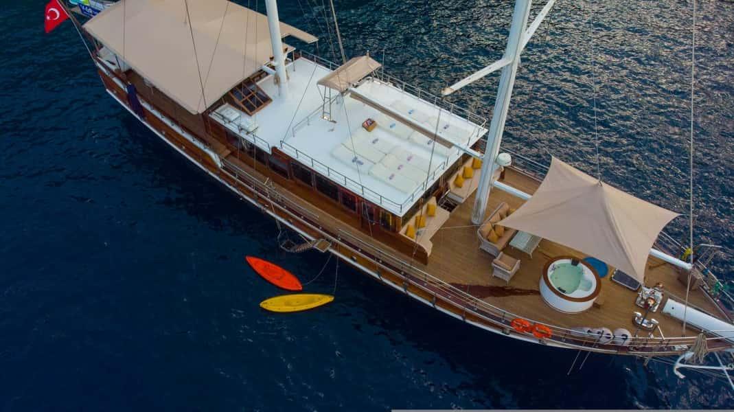 Luxury Cabin Cruise | Fethiye – Kekova – Fethiye (Grand Acar) – 8 Days / 7 Nights