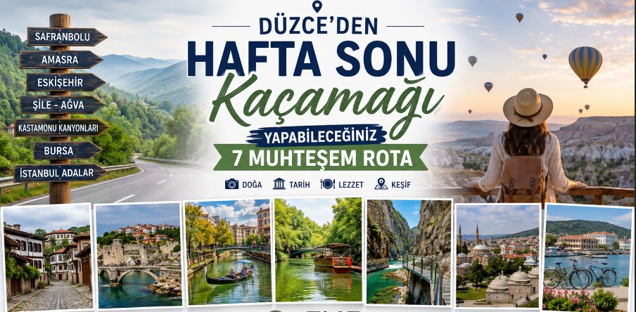 Düzce’den Hafta Sonu Kaçamağı Yapabileceğiniz 7 Muhteşem Rota