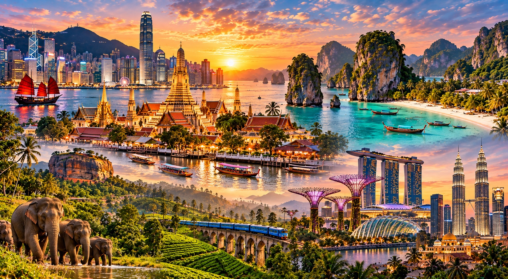 Büyük Uzakdoğu Turu: Hong Kong'dan Bangkok'a, Phuket'ten Singapur ve Kuala Lumpur'a Bir Asya Yolculuğ