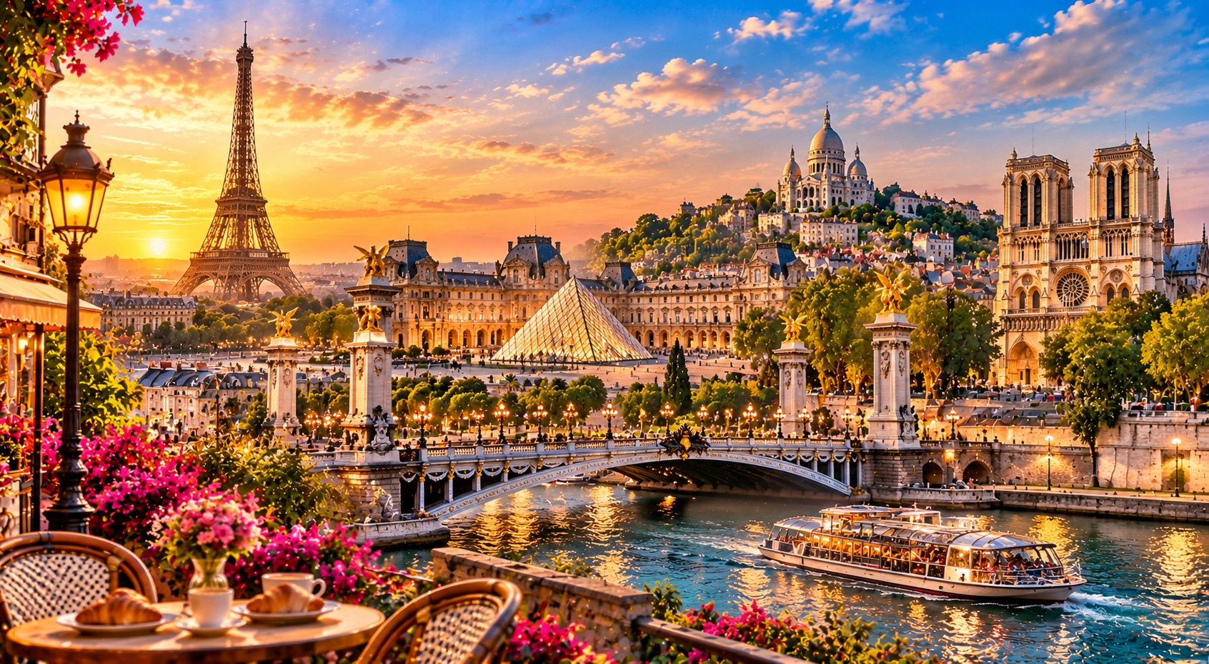 Paris Turu ve Gezi Rehberi: Eyfel Kulesi'nden Louvre Müzesi'ne, Seine Nehri'nden Montmartre'a Işıklar Şehri