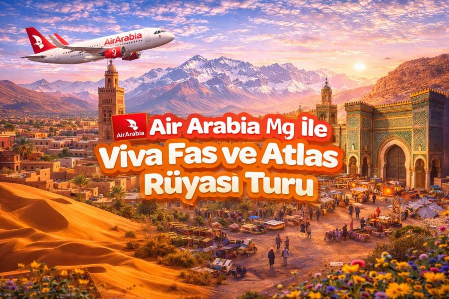 Air Arabia Hy Ile Viva Fas ve Atlas Ruyası Turu CMN-CMN