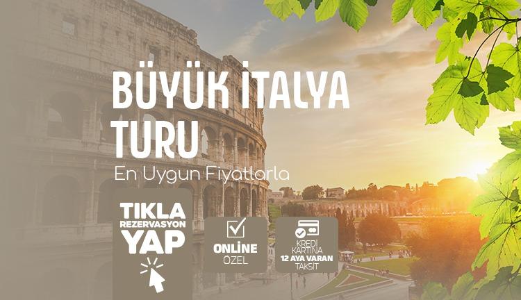 Büyük İtalya Ekspres Turu Pegasus Havayolları ile Gece Gün