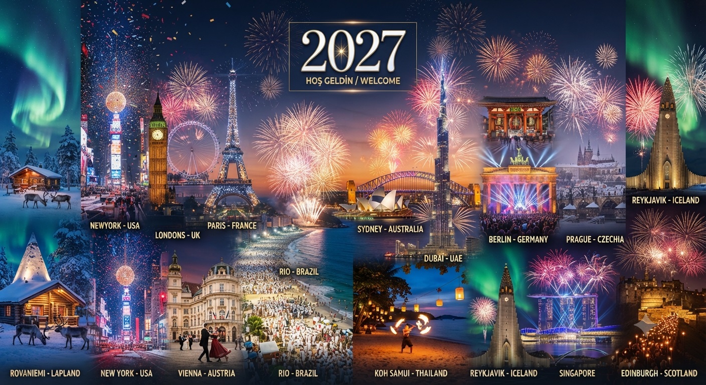 2027 Yılbaşı Tatili: Yurt Dışında En İyi 15 Rota Rehberi