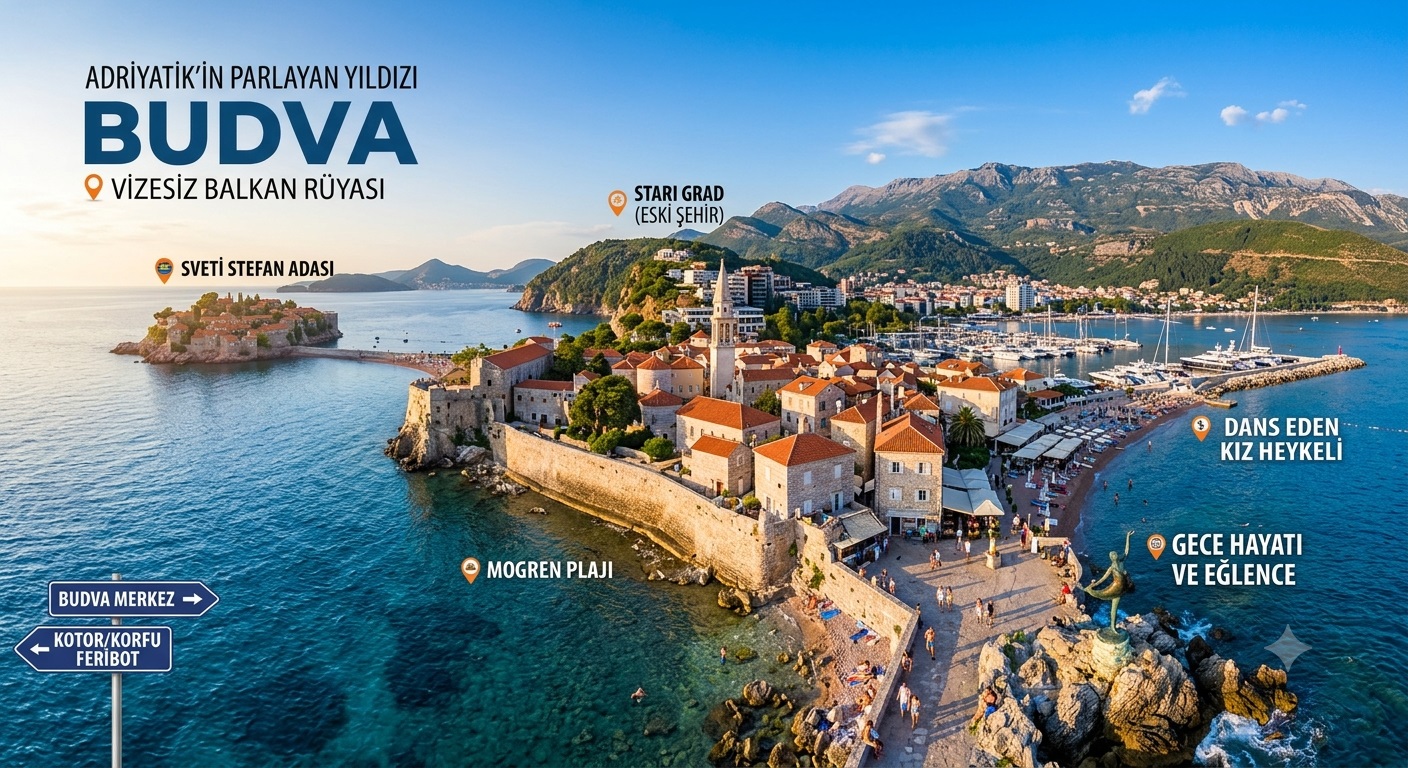 Adriyatik’in Parlayan Yıldızı: Vizesiz Budva Gezi Rehberi