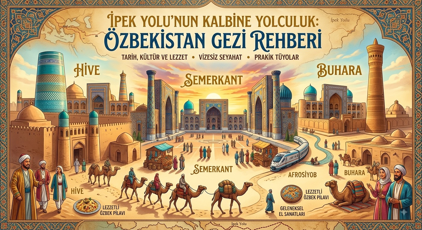 Özbekistan Gezi Rehberi: Şehir Şehir Rota ve Tren Tüyoları