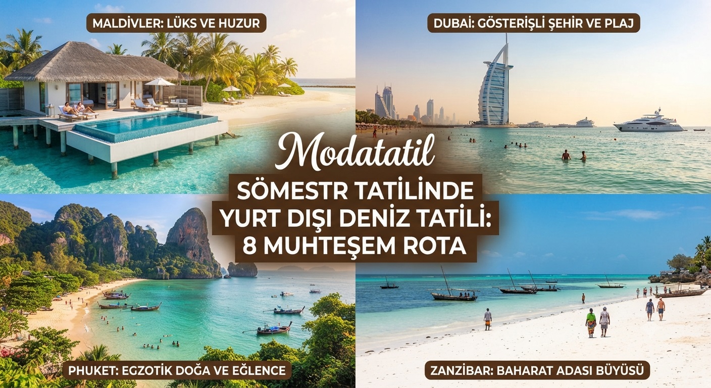 Sömestr Güneşi: Yurt Dışında Deniz Tatili Yapabileceğiniz 8 Muhteşem Rota