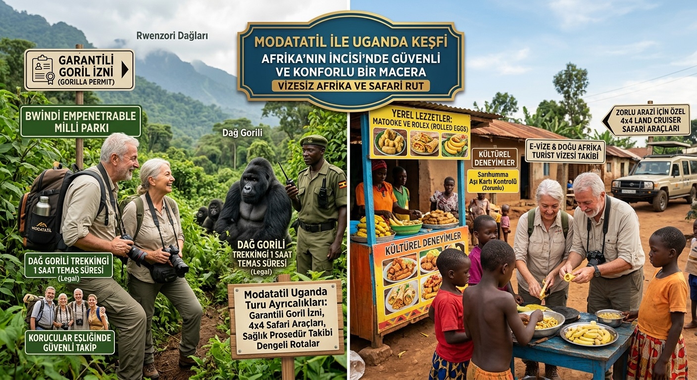 Uganda Gezilecek Yerler: Dağ Gorili Trekkingi ve Safari Rehberi