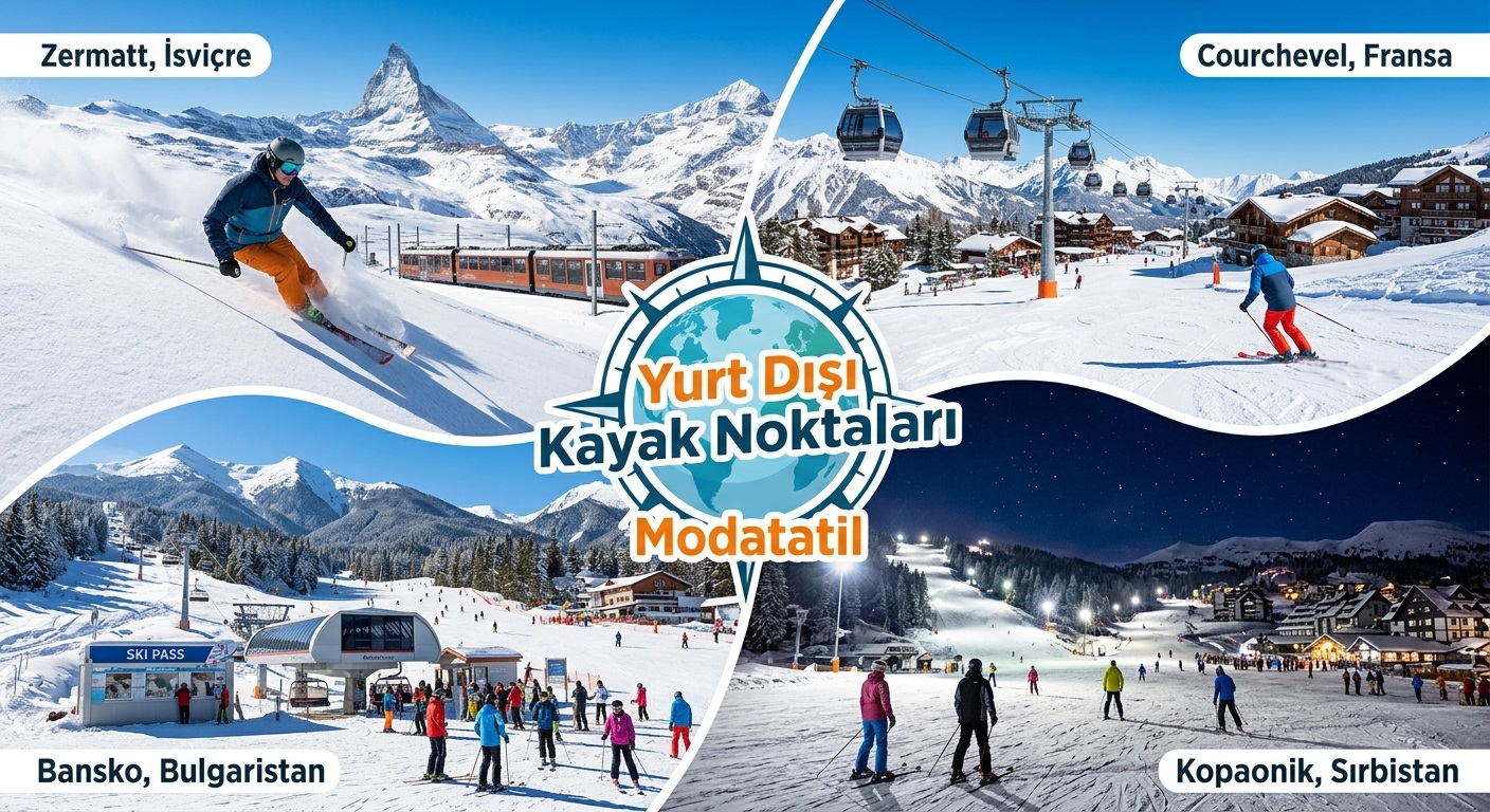 Yurt Dışı Kayak Rotaları 2026 | En İyi 5 Kayak Merkezi ve Bütçe Rehberi