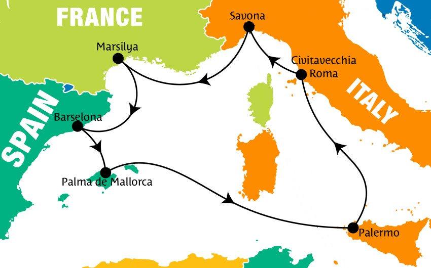 Costa Toscana – Balear & Sicilya - Eylül