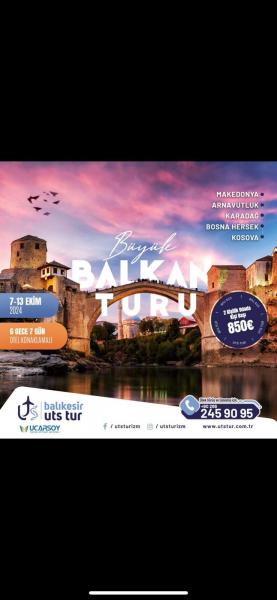 Vizesiz Baştan Başa Balkanlar Turu | Türk Hava Yolları ile 8 Gün 7 Gece