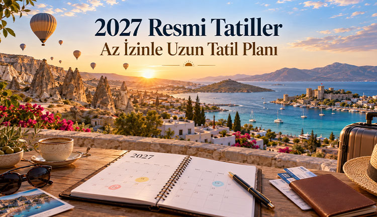 2027 Resmi Tatiller: Az İzinle Uzun Tatil Planı