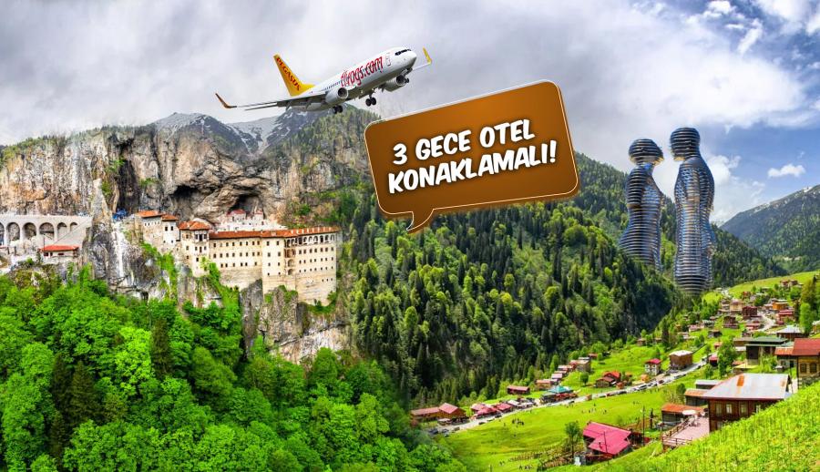 Uçaklı Pegasus İle Karadeniz Yaylaları ve Batum Turu (3 Gece Otel Konaklamalı): Kendinizi rüyada hissedeceğiniz, her anını unutamayacağınız Karadeniz tatiline sizleri de bekliyoruz. Mavi ve yeşili hiç bu kadar ahenkle dans ettiğini görmemiştiniz. Tulum ile horon vurmaya kemençenin tınısını dinlemeye gidiyoruz daaaaaa...