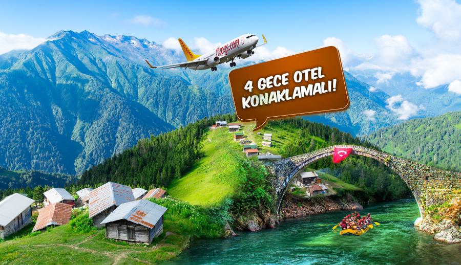Uçaklı Kuzey Yıldızı Doğu Karadeniz Yaylaları ve Batum Turu (4 Gece Otel Konaklamalı): Kendinizi Rüyada Hissedeceğiniz, Her Anını Unutamayacağınız Karadeniz Tatiline Sizleride Bekliyoruz. Mavi ve Yeşili Hiç Bu Kadar Ahenkle Dans Ettiğini Görmemiştiniz. Tulum ile Horon Vurmaya Kemençenin Tınısını, Tulumun Sesini Dinlemeye Gidiyoruz daaaaaa...