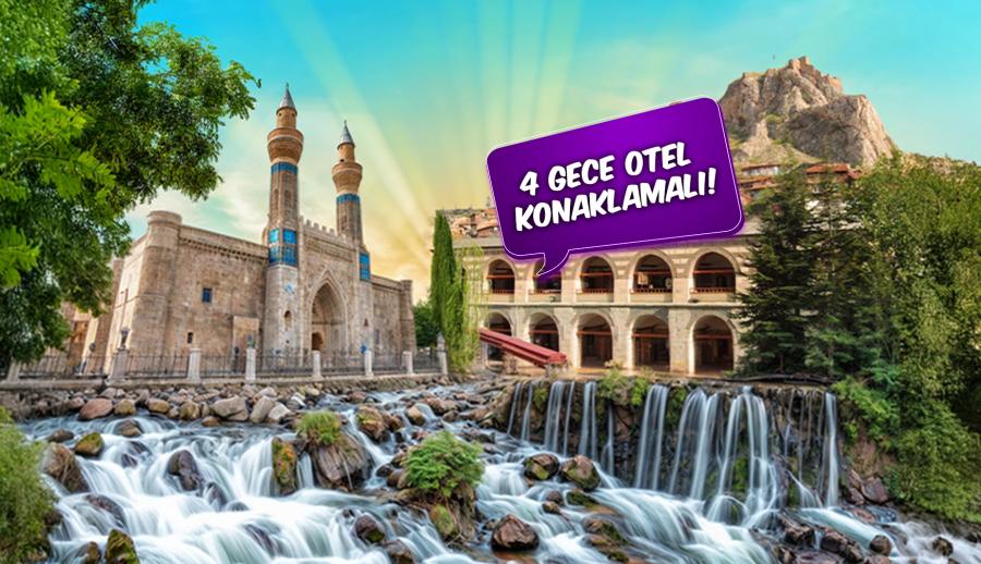 Kuzey Doğu Anadolu ve Antep Urfa Mardin Tunceli Kemaliye Divriği Turu (4 Gece Otel Konaklamalı): Otobüslü Size Özel Güney Doğu Anadolu’yu Keşfetmeye, Doğu Anadolu'yu Elazığ, Tunceli Munzur Gözelerini, Kemaliye ve Sivas'ı gezmeye davet ediyoruz.