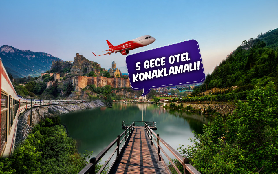 Uçaklı Doğu Karadeniz Batum Tiflis Kars Erzurum Turu (5 Gece Otel Konaklamalı): Doya Doya Lüksü Yaşamaya davet ediyoruz. Uçaklı Size özel olarak hazırladığımız turumuz ile Sümela Manastırı, Uzungöl, Ayder Yaylası, Çeçeva Köyü, Borçka Karagöl, Gürcistan Batum, Tiflis, Kars Ani harabeleri, Kars Kalesi, Erzurum Çifte Minareli Medrese'yi göreceğiz.