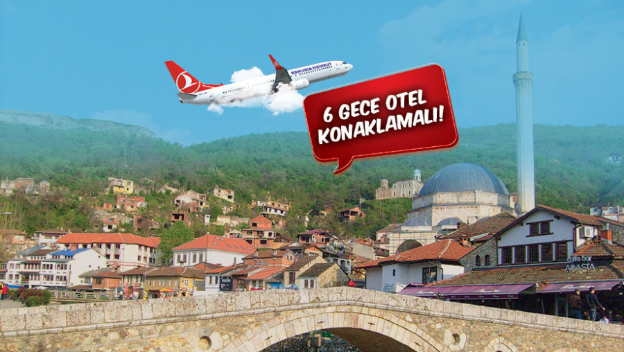 THY İle Vizesiz Büyük Balkan 6 Ülke Turu (PRN-SKP) (6 Gece Otel Konaklamalı) : Medeniyetlerin, Kültürlerin ve İnançların,  Buluşma Noktasında Balkanların Kalbine Yolculuk,Tarih ve Medeniyetlerin Buluşma Noktası.
