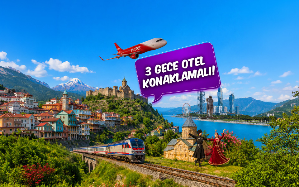 Ankara Çıkışlı Uçaklı Bambaşka Batum Tiflis Kars Erzurum Doğu Ekspresi Turu (3 Gece Otel Konaklamalı): Özlemle Beklediğimiz Kısa Doğu Üçgeni Turumuz İçin Gürcistan Ülkesinin Batumu İle Turumuza Başlıyoruz. Başkent Tiflis'i, Doğu Anadolunun Kars'ı ve Ani Harabelerini Geziyoruz, Kars - Erzurum Doğu Ekspresi Tren Yolculuğu Yapıyoruz ve Erzurum'dan Geri Dönüyoruz..