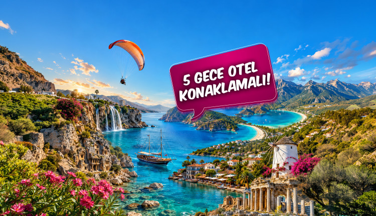 Rüya Gibi Ege Akdeniz Antalya Kaş Fethiye Ölüdeniz Akyaka Bodrum Turu (5 Gece Otel Konaklamalı): Rüya Gibi Ege Akdeniz Turlarımız ile Ülkemizin önde gelen turistik mekânlarında geçireceğiniz bir hafta boyunca; denizin, güneşin, kumsalın ve eğlencenin doyumsuz tadına erişeceksiniz. Tekne Turları, Jeep Safari, Rafting, Dalış Turu, Yamaç Paraşütü, Saklıkent, Ölüdeniz,