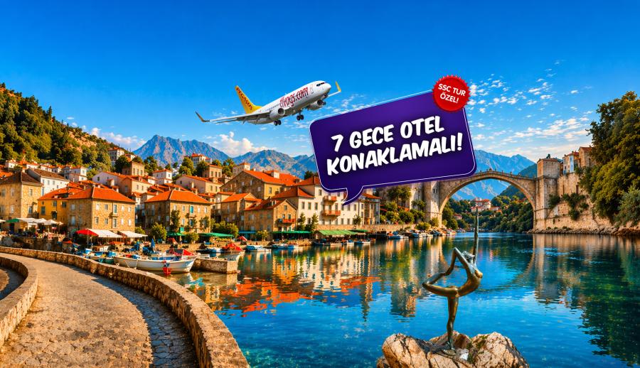   Pegasus Hava Yolları İle Vizesiz Kosovalı Dolu  Dolu Büyük Balkan Turu  ( 7 Gece Otel Konaklamalı ) PRN - PRN : Ekstra Turlar Ve Akşam Yemekleri Dahil
Arnavutluk – Karadağ – Bosna Hersek – Sırbistan – Kuzey Makedonya – Kosova Görme İmkanı
7 Sabah Kahvaltısı Ve 7 Akşam Yemeği Fiyata Dahil