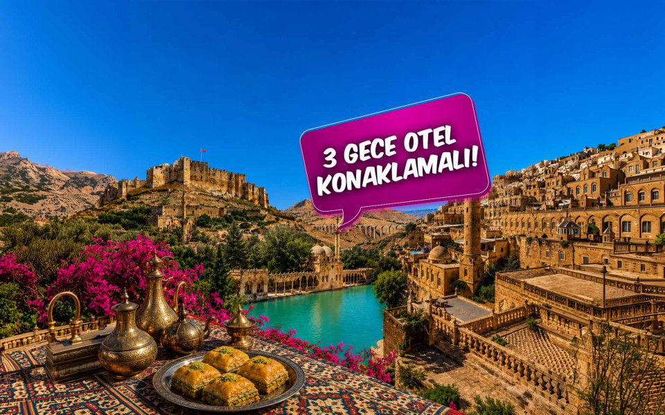 Bursa Çıkışlı Fırtına Gibi Gap Mezopotamya Turu (3 Gece Otel Konaklamalı): Kısa zamanda çok işler yaparız diye Gap Mezopotamya Bölgesine doğru yola çıktık. Güney Doğu Anadolu’yu Keşfetmeye, Peygamberler Diyarını Gezmeye Davet Ediyoruz. Sıra Gecesine katılmaya bol bol kebap yemeye gidiyoruz.