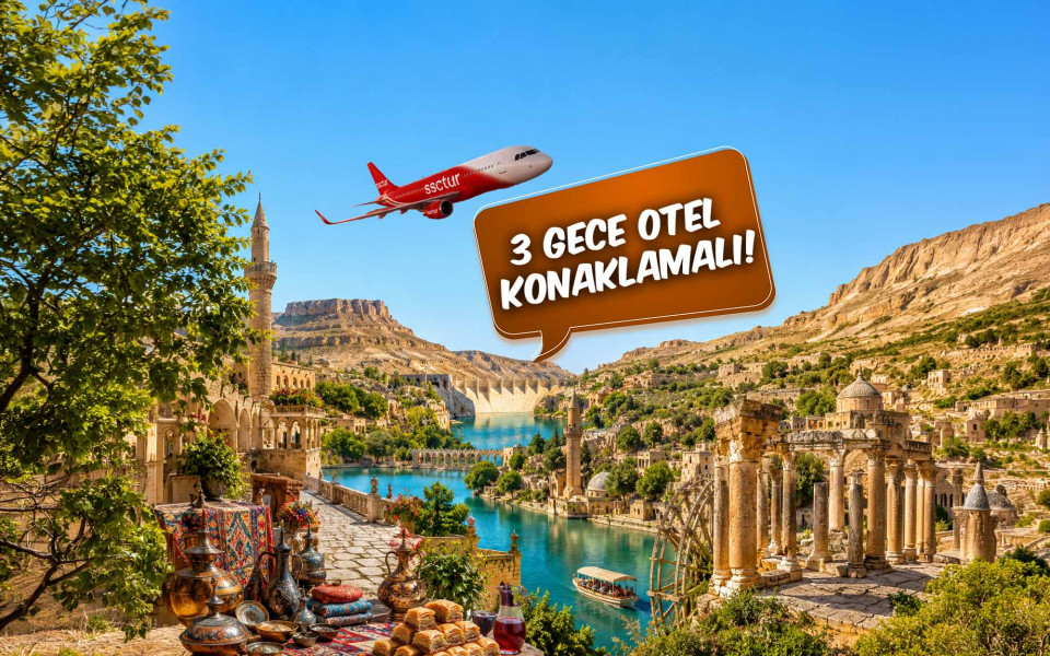29 Ekim Özel İzmir Çıkışlı Uçaklı Tarihte Yolculuk Gap Mezopotamya Turu (3 Gece Otel Konaklamalı): Kısa zamanda çok işler yaparız diye Gap Bölgesine doğru yola çıktık. Güney Doğu Anadolu’yu Keşfetmeye, Peygamberler Diyarını Gezmeye Davet Ediyoruz. Sıra Gecesine katılmaya bol bol kebap yemeye gidiyoruz. 