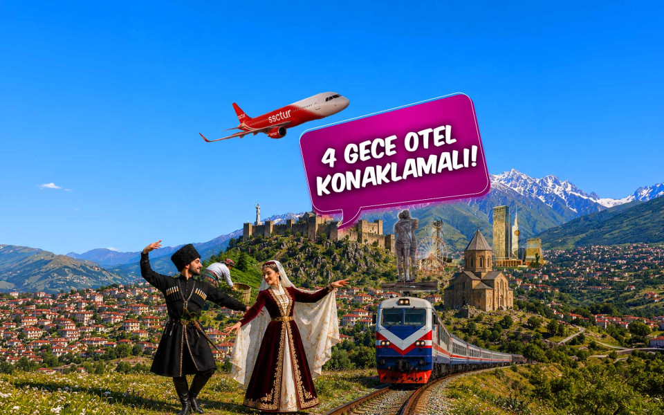Uçaklı Kuzey Kafkasya Batum Gori Tiflis Kars Erzurum Doğu Ekspresi Turu (4 Gece Otel Konaklamalı): Uçaklı Kuzey Kafkasya Batum Gori Tiflis Kars Erzurum Doğu Ekspresi Turu İle Muhteşem deneyimler kazanmaya Ve Kafkas Hikayelerine Tanıklık Etmeye Gidiyoruz.