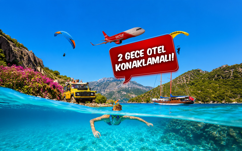 Uçaklı Tadı Damağında Likya Fethiye Akyaka Dalyan Turu (2 Gece Otel Konaklamalı): Uçaklı Tadı Damağında Likya Fethiye Akyaka Dalyan Turu İle Ege'nin Saklı Mavi, Turkuaz Rengi ile buluşmaya varmısınız? Yüzmeye doyamayacağınız Keyifli ve Eğlenceli bir için Geç Kalmadan yerinizi ayırtınız..... 