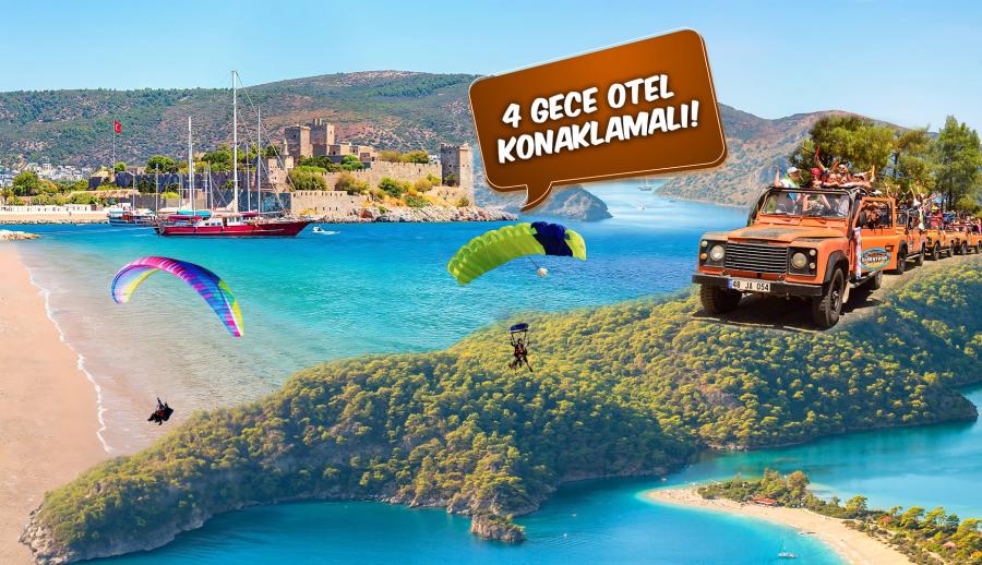 Işık Ülkesi Likya Fethiye Ölüdeniz Kaş Dalyan Akyaka Turu (4 Gece Otel Konaklamalı): Işık Ülkesi Likya Turumuz İle Ege'nin Saklı Mavi, Turkuaz Rengi ile buluşmaya varmısınız? Yüzmeye doyamayacağınız Keyifli ve Eğlenceli bir için Geç Kalmadan yerinizi ayırtınız.