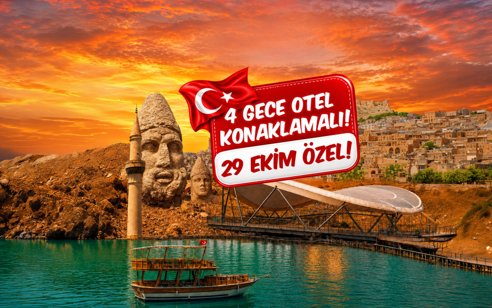 29 Ekim Özel Kuzey Mezopotamya Gap Turu (4 Gece Otel Konaklamalı): Doya Doya Mezopotamya'yı Gezmeye Güney Doğu Anadolu Bölgesine doğru yola çıktık. Siz Değerli Misafirlerimizi Güney Doğu Anadolu’yu Keşfetmeye, Peygamberler Diyarını Gezmeye Davet Ediyoruz.