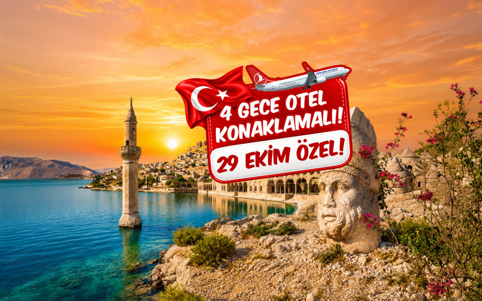 29 Ekim Özel Thy İle Uçaklı Kuzey Mezopotamya Gap Turu (4 Gece Otel Konaklamalı): Doya Doya Mezopotamya'yı Gezmeye Güney Doğu Anadolu Bölgesine doğru yola çıktık. Siz Değerli Misafirlerimizi Güney Doğu Anadolu’yu Keşfetmeye, Peygamberler Diyarını Gezmeye Davet Ediyoruz.