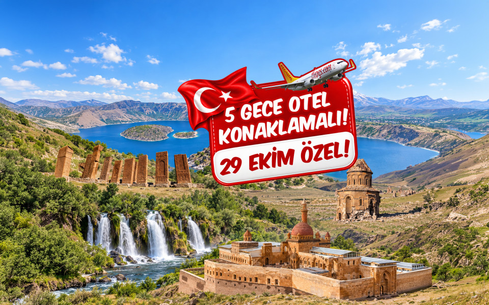29 Ekim Özel Uçaklı Rüya Gibi Gap ve Doğu Anadolu Turu (5 Gece Otel Konaklamalı): Uçaklı Size Özel Güney Doğu Anadolu’yu Keşfetmeye, Doğu Anadolu'yu Doya Doya Gezmeye Gidiyoruz.