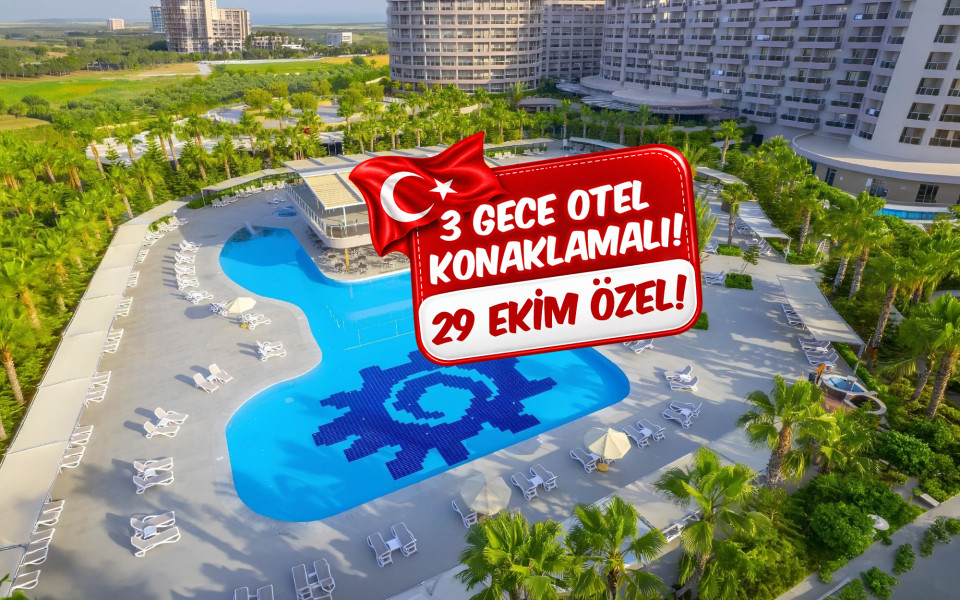 29 Ekim Özel Antalya 5* Otel Uhd Konaklamalı Tatil ve Deniz Turu ( Ankara, Konya Çıkışlı ): 29 Ekim Özel Antalya'da Side bölgesinde Bulunan 5* Otellerde Tatil Fırsatı Sizleri Bekliyor...