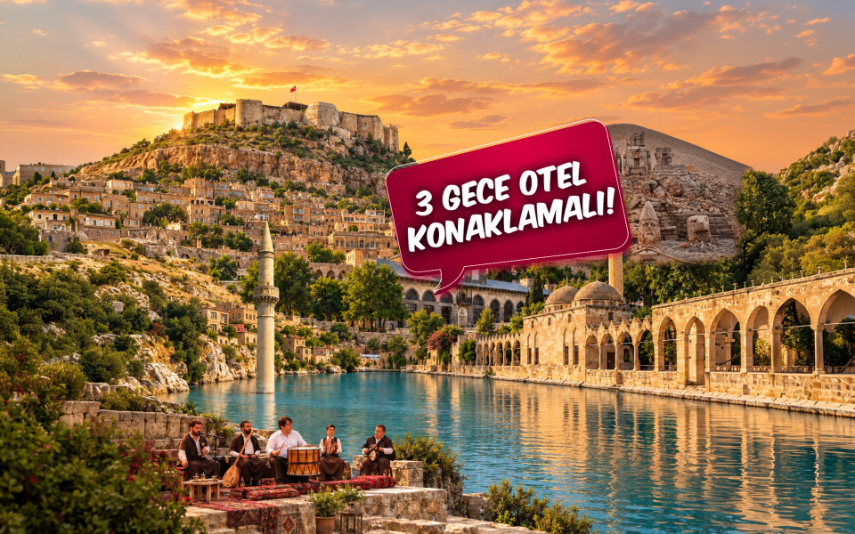 Tüm Ekstra Turlar Dahil Fırtına Gibi Gap Mezopotamya Turu (3 Gece Otel Konaklamalı): Kısa zamanda çok işler yaparız diye Gap Mezopotamya Bölgesine doğru yola çıktık. Güney Doğu Anadolu’yu Keşfetmeye, Peygamberler Diyarını Gezmeye Davet Ediyoruz. Sıra Gecesine katılmaya bol bol kebap yemeye gidiyoruz. 