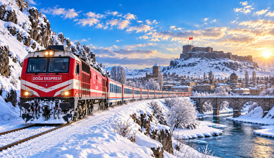 Uçaklı Bambaşka Erzurum Doğu Ekspresi Kars Tiflis Batum Noel Pazarları Turu (3 Gece Otel Konaklamalı): Özlemle beklediğimiz Kısa Doğu Üçgeni Turumuzda yolculuğumuza Erzurum'dan başlıyoruz. Doğu Ekspresi ile Kars'a unutulmaz bir tren yolculuğu yapıyor, Kars'ı keşfettikten sonra Gürcistan'ın başkenti Tiflis'e geçiyoruz. Ardından Batum'un eşsiz atmosferini deneyimleyerek Geri Dönüyoruz.