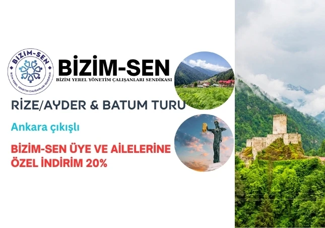 Rize/Ayder & Batum Turu(Ankara-çıkışlı)