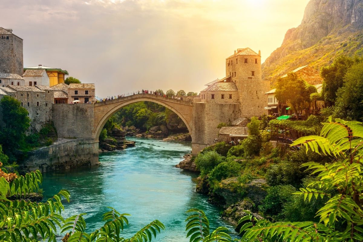 Mostar Köprüsü Bosna Hersek