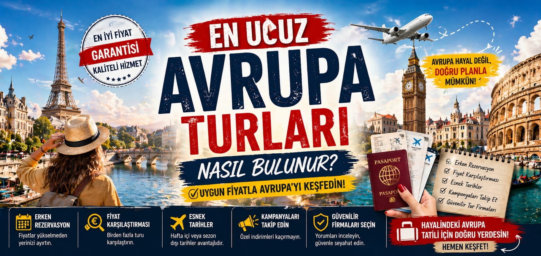 En Ucuz Avrupa Turları Nasıl Bulunur?