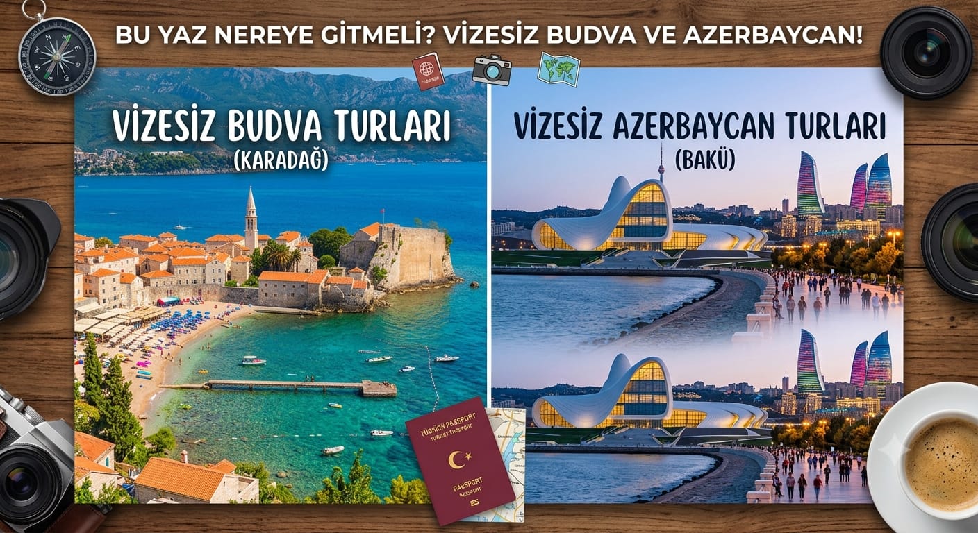 Bu Yaz Nereye Gitmeli? Vize Derdi Olmayan Rotalar: Budva ve Azerbaycan!